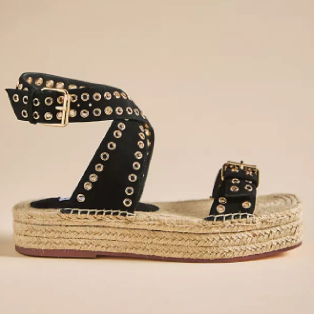 NWT CAVERLEY Spy Espadrille Sandals
